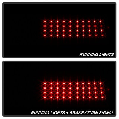 Ford Mustang 1987-1993 Smoked LED Tail Lights