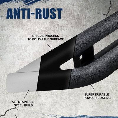 Jeep Wrangler JK 4-Door 2007-2018 Rock Sliders Nerf Bars