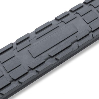 Chevy Silverado 2500HD Extended Cab 2007-2014 Step Nerf Bars Black 4 Inches