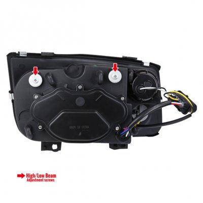 VW Jetta 1999-2004 Chrome Halo Projector Headlights