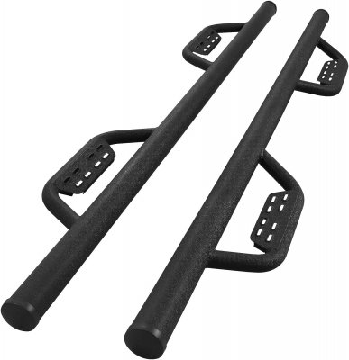 thumbnail image 2 of SCITOO Black Nerf Bars Side Steps For 2015-2023 Chevy Colorado Crew Cab – Aluminum Alloy Running Boards (Pair) 2 of 6