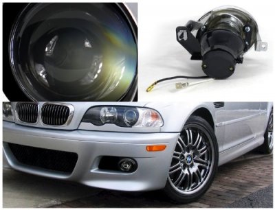 BMW M3 2001-2006 Black Projector Fog Lights