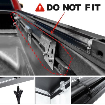 Chevy Silverado 1500 2014-2018 Tonneau Bed Cover Soft 4-Fold