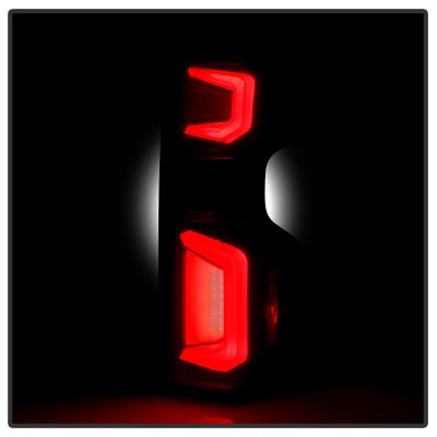 Chevy Silverado 3500HD 2020-2023 Black LED Tail Lights