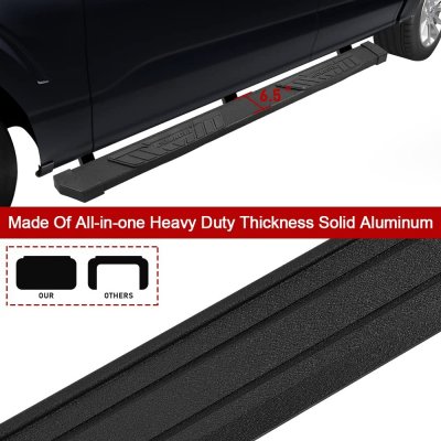 Ford F150 SuperCab 2021-2026 Black Nerf Bars 6 inch