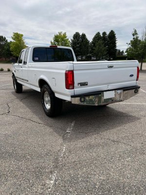 Ford Bronco 1989-1996 Red Tube LED Tail Lights