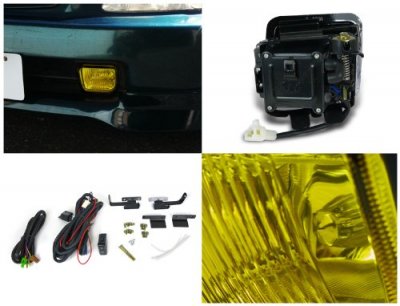 Honda Civic 1996-1998 Yellow Fog Lights Kit