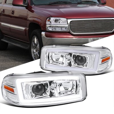 GMC Sierra 2500 1999-2004 Chrome Projector Headlights