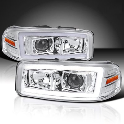 GMC Sierra 2500 1999-2004 Chrome Projector Headlights