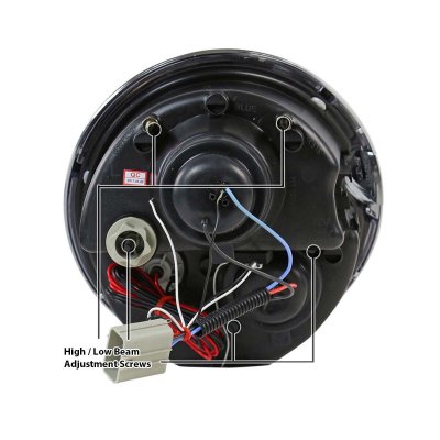 Mini Cooper 2002-2005 Clear Halo Projector Headlights