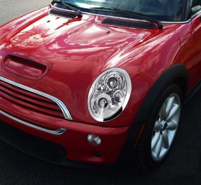 Mini Cooper 2002-2005 Clear Halo Projector Headlights