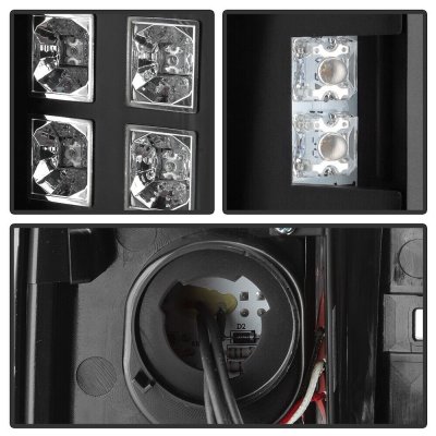 Chevy Astro 1985-2004 Black LED Tail Lights