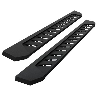 Ford F350 Super Duty Crew 2017-2022 Black Nerf Bars 7 inch