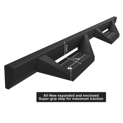 Chevy Silverado 3500HD Crew Cab 2020-2025 Black Nerf Bars