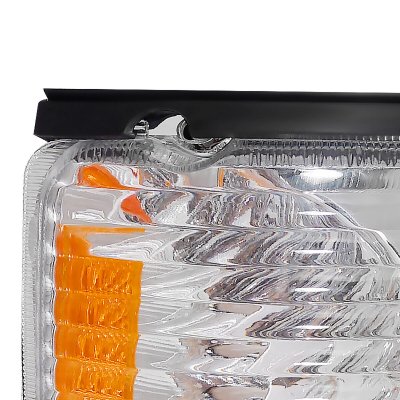 Ford Econoline Van 1992-2007 Headlights LED DRL and Corner Lights