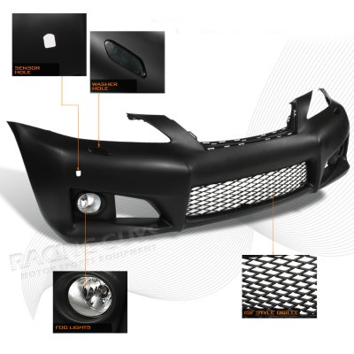 Lexus IS350 2006-2008 IS-F Style Bumper Conversion with Fog Lights