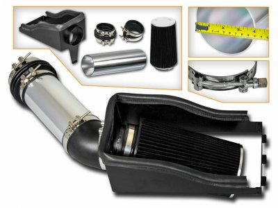 Ford Excursion 1999-2003 Cold Air Intake with Black Air Filter