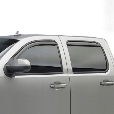 Toyota Tundra 2014-2021 CrewMax Cab Tinted Side Window Visors Deflectors