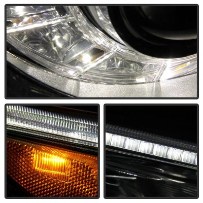 Infiniti Q50 2014-2017 Right Passenger Side Projector Headlights LED DRL