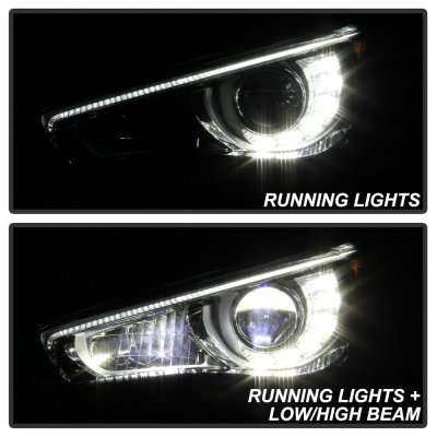 Infiniti Q50 2014-2017 Projector Headlights LED DRL