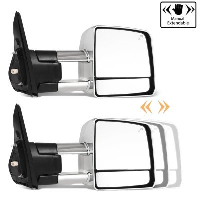 Toyota Tundra 2007-2013 Chrome Power Folding Tow Mirrors