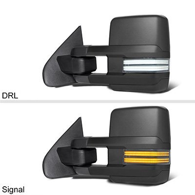 Toyota Tundra 2007-2013 Tow Mirrors Switchback LED DRL Sequential Signal