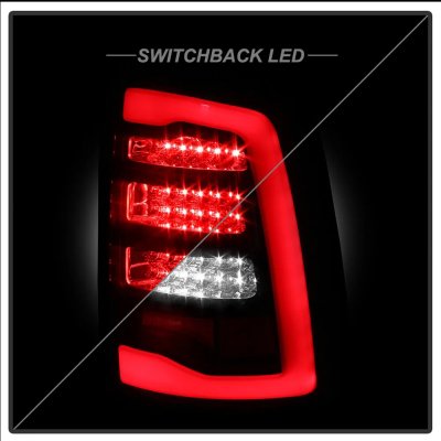 Dodge Ram 2013-2018 Black Full LED Tail Lights