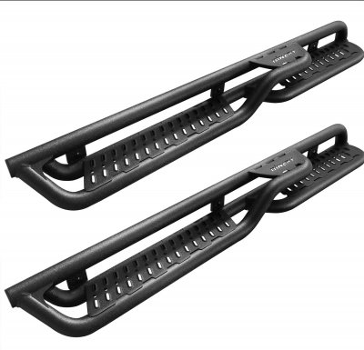 Jeep Wrangler JL 4-Door 2018-2026 Black Nerf Bars