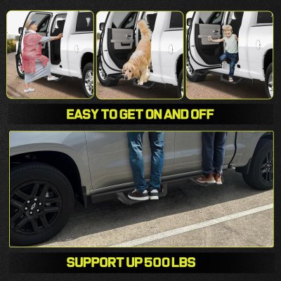 Toyota Tundra CrewMax 2022-2026 Black Nerf Bars