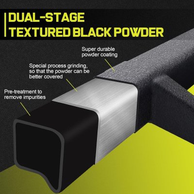 Nissan Titan Crew Cab 2016-2024 Black Nerf Bars