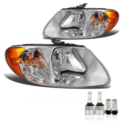 Dodge Caravan 2001-2007 LED Headlight Bulbs Set Complete Kit