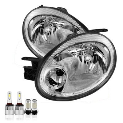 Plymouth Neon 2003-2005 LED Headlight Bulbs Set Complete Kit