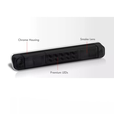 Chevy 2500 Pickup 1988-1998 Smoked LED Third Brake Light