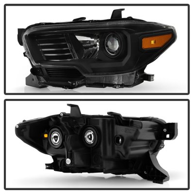 Toyota Tacoma SR 2016-2023 Black Euro Headlights