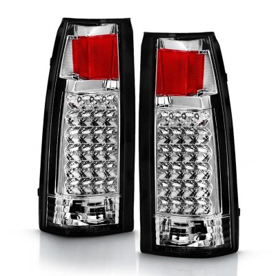 Chevy 1500 Pickup 1988-1998 LED Tail Lights Chrome