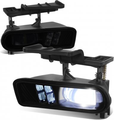 Chevy Tahoe 2000-2006 Smoked LED Projector Fog Lights