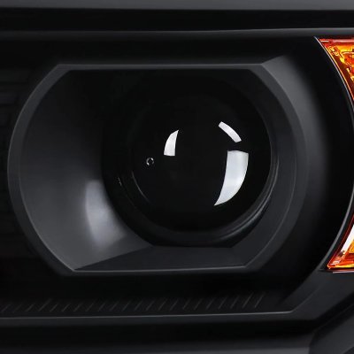 GMC Sierra 2014-2015 Black Projector Headlights
