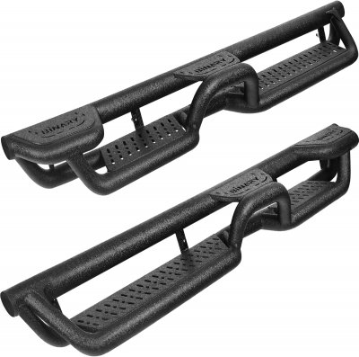 Ford F450 Super Duty Crew Cab 2008-2010 Black Nerf Bars