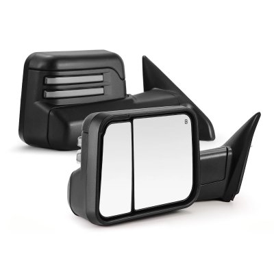 Dodge Ram 2500 2003-2009 New Tow Mirrors Switchback LED DRL Sequential Signal