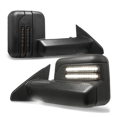 Dodge Ram 3500 2003-2009 New Tow Mirrors Switchback LED DRL Sequential Signal