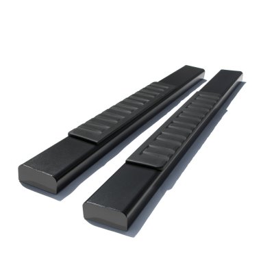 Ford F600 2020-2027 Running Boards Black 6 Inch Bars