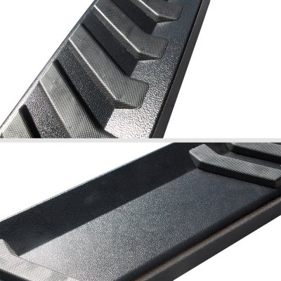 Ford F550 Crew 2017-2022 Running Boards Step Black 6 Inch