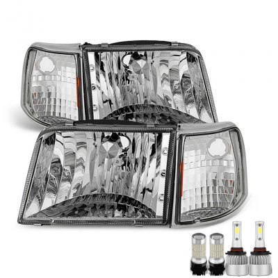 Ford Ranger 1993-1997 LED Headlight Bulbs Set Complete Kit