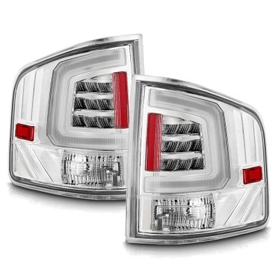 Chevy S10 1994-2004 Chrome Tube LED Tail Lights
