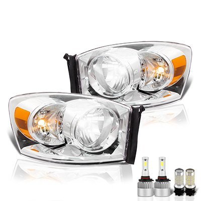 Dodge Ram 5500 2008-2010 LED Headlight Bulbs Set Complete Kit