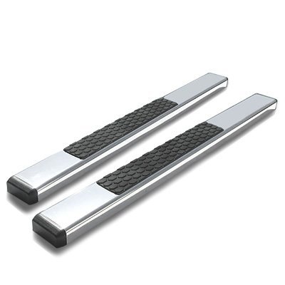 Dodge Ram 4500 Regular Cab 2019-2027 Running Boards Hex Steps Stainless 5 Inch