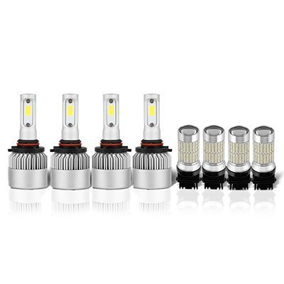 Chevy Silverado 6500 HD 2020-2026 LED Headlight Bulbs Complete Kit