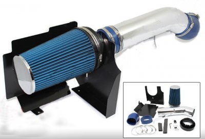 Chevy Avalanche 2002-2006 Aluminum Cold Air Intake System with Heat Shield