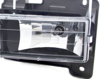 Chevy 2500 Pickup 1994-1998 Black Front Grill and Headlights Set