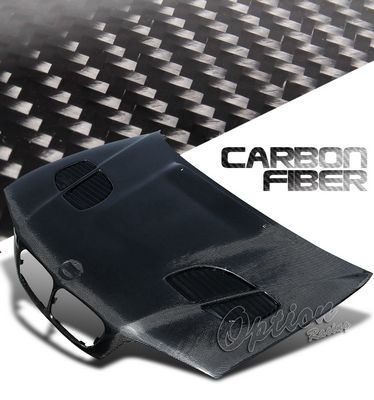 BMW E46 Coupe 3 Series 1999-2001 GTR Style Carbon Fiber Hood